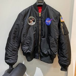 SOLD ALPHA Industries Men’s NASA Apollo MA-1 Bomber Jacket